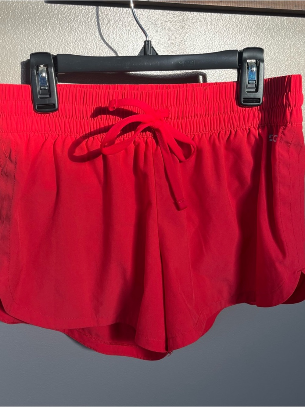 DSG Women's Bright Red Athletic Drawstring Shorts
